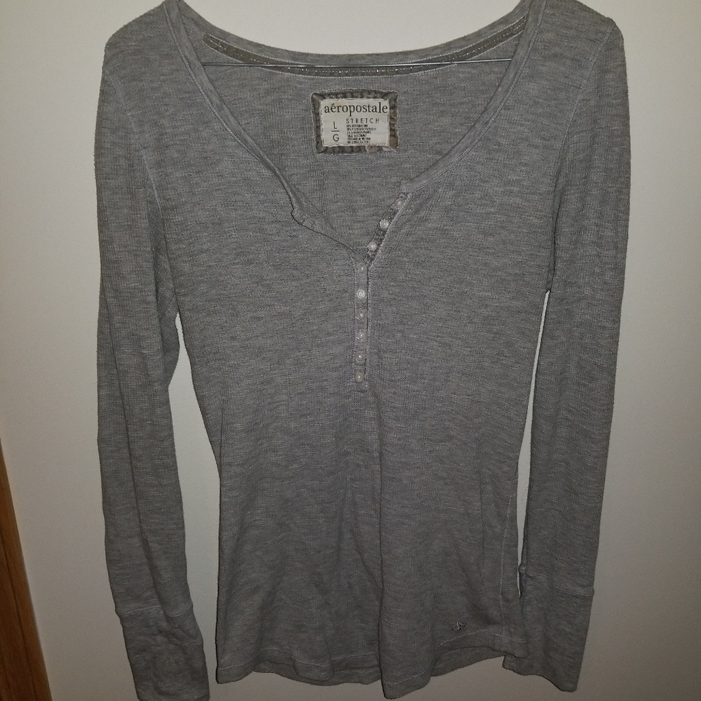 Gray Aeropostale Long Sleeve